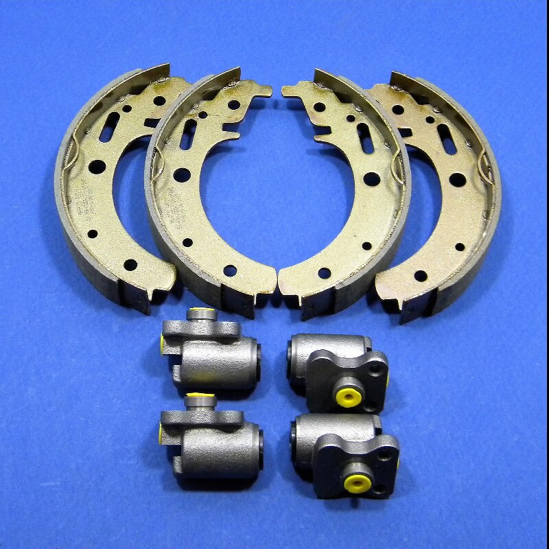 Bremsenkit vorn Trabant 601 Bremsbacken mit Radbremszylindern