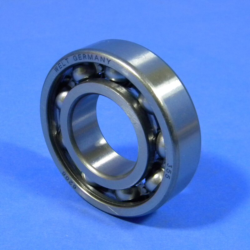 Kugellager 6206 offen, Normalspiel