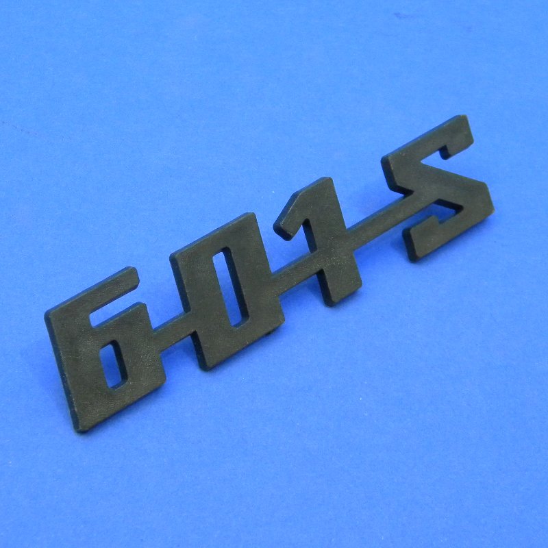 Schriftzug "601S", Plaste, Trabant 601