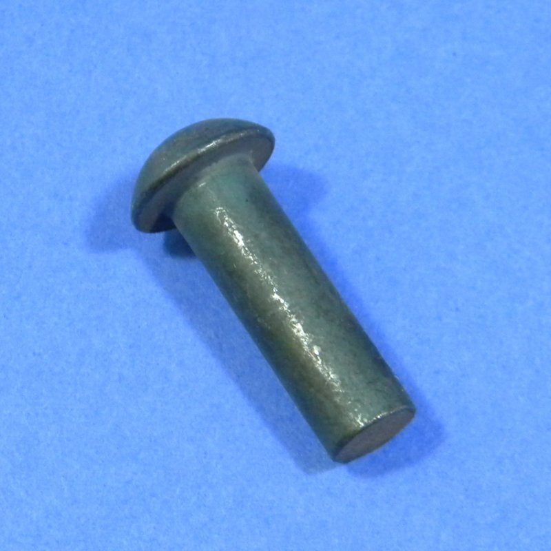 Halbrundniet DIN 660 8 mm, Länge 25 mm, Material: Stahl geglüht